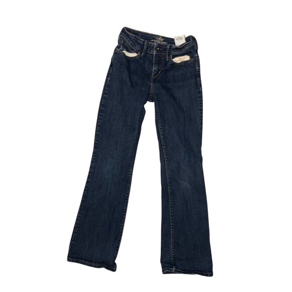 Levis Bold Curve Classic 27 Bootcut Jeans Denim Dark Wash Womens S/C - Picture 1 of 9